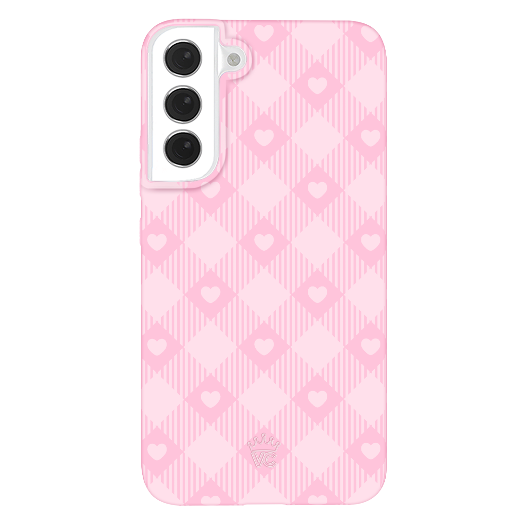 Dolly Pink Gingham Samsung Case