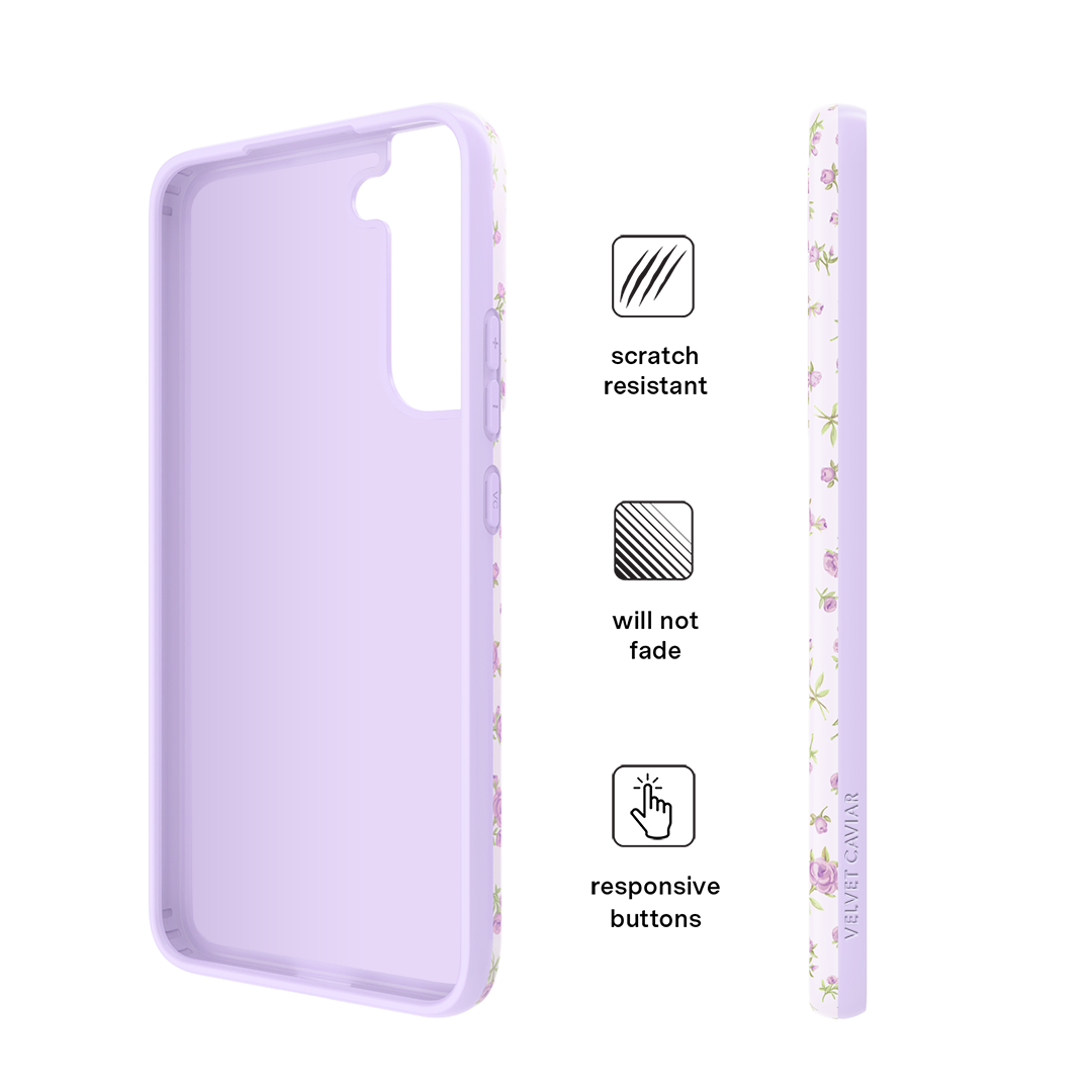 Dainty Lilac Floral Samsung Case