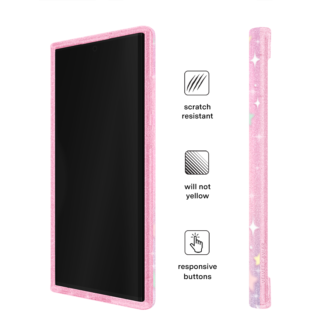 Falling Star Glitter Samsung Case