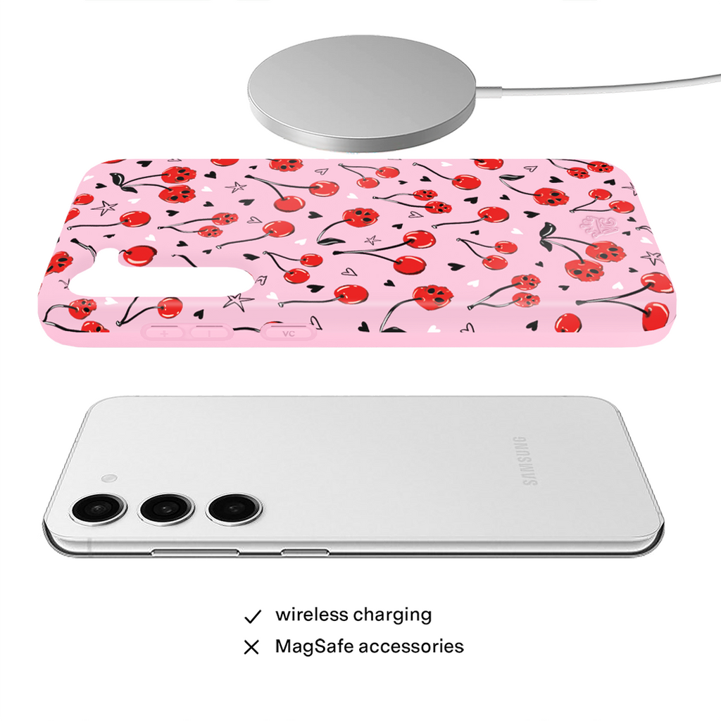 Sour Cherry Skulls Samsung Case