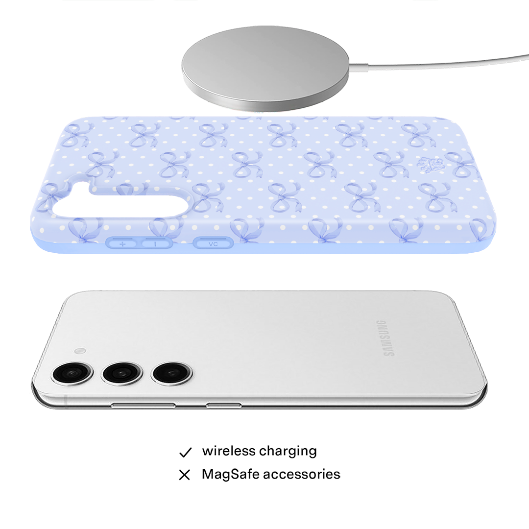 Lovely Blue Bows Samsung Case
