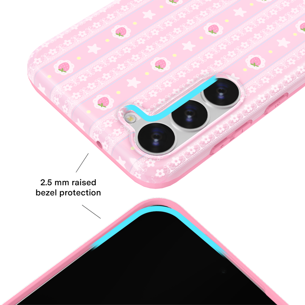Strawberry Macaron Samsung Case