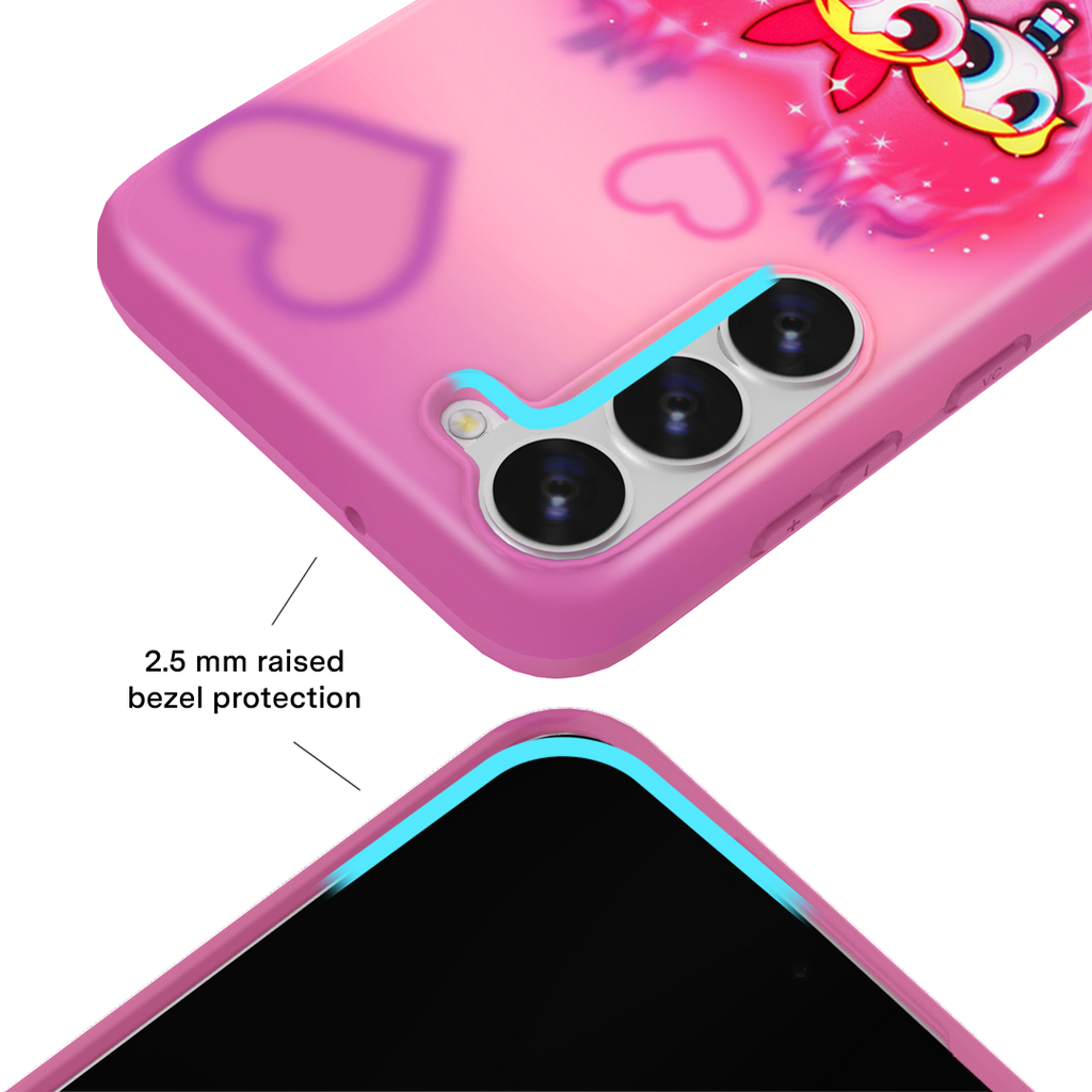 The Powerpuff Girls Airbrush Hearts Samsung Case