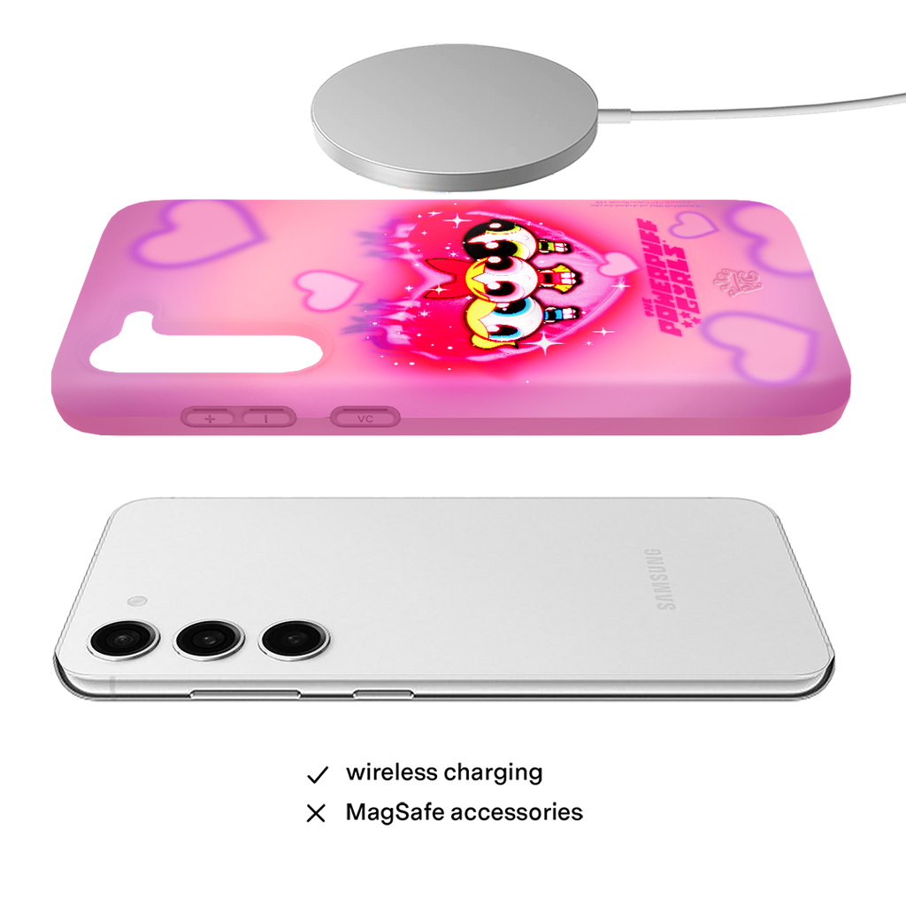 The Powerpuff Girls Airbrush Hearts Samsung Case