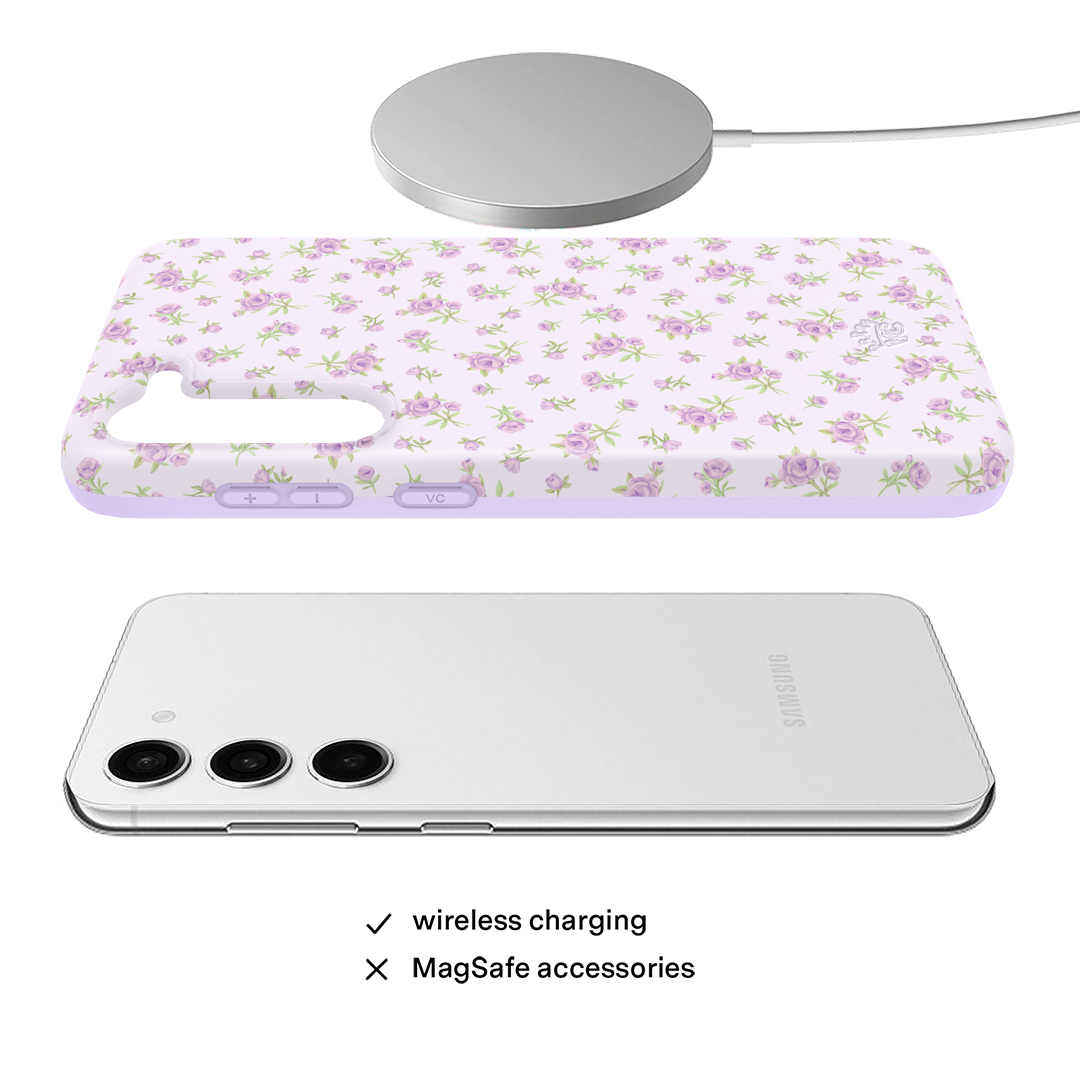 Dainty Lilac Floral Samsung Case