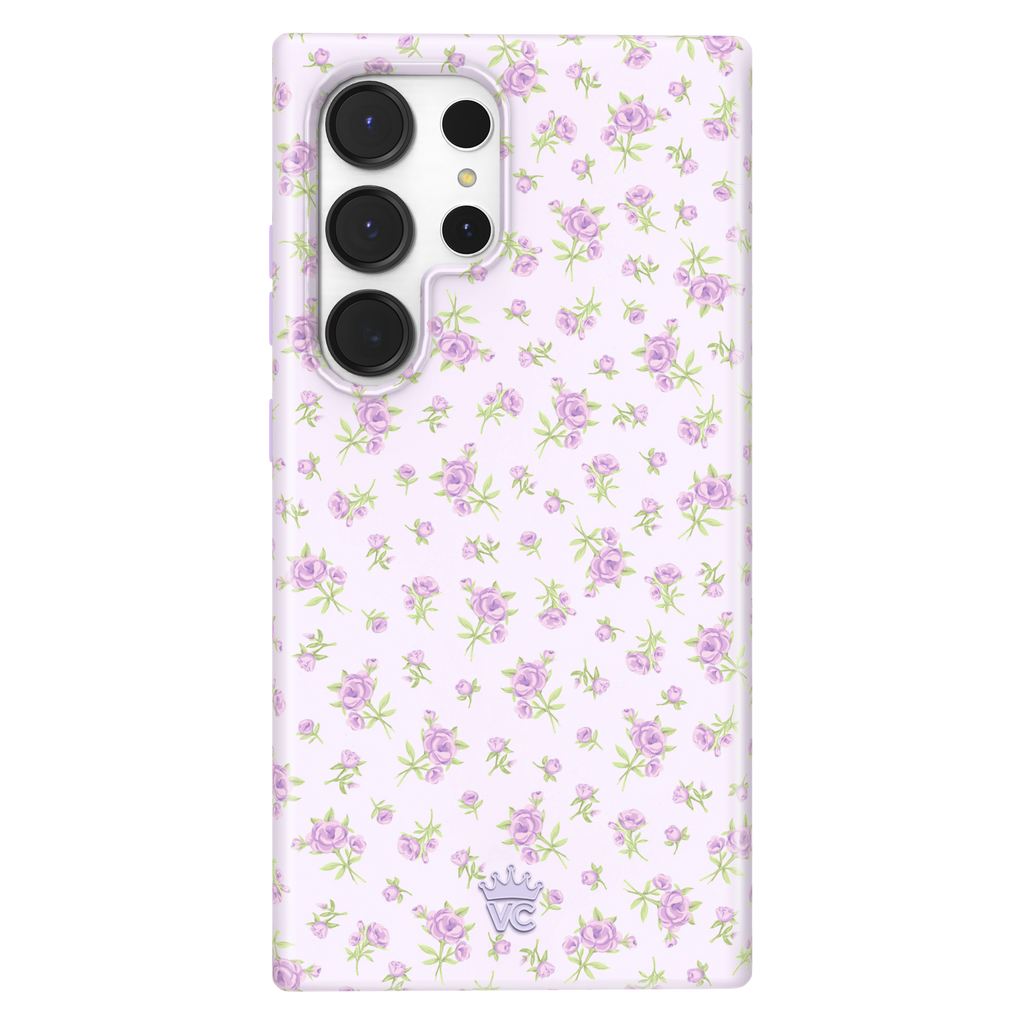 Dainty Lilac Floral Samsung Case