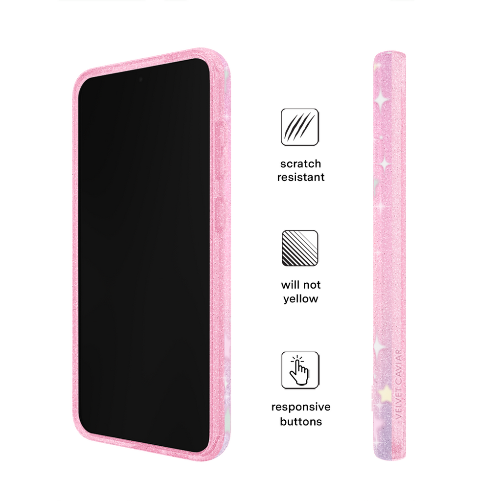 Falling Star Glitter Samsung Case