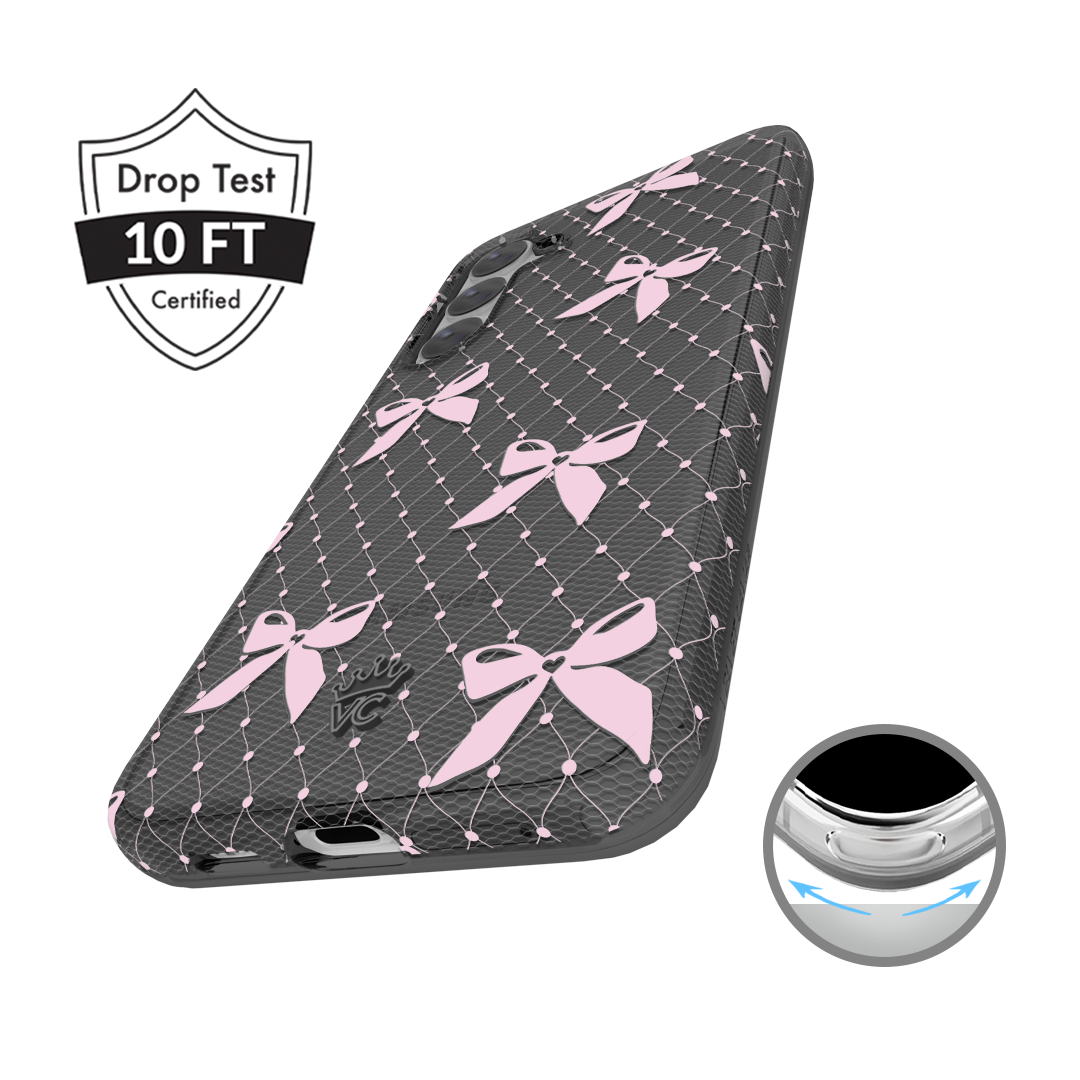 Lacy Pink Bows Samsung Case