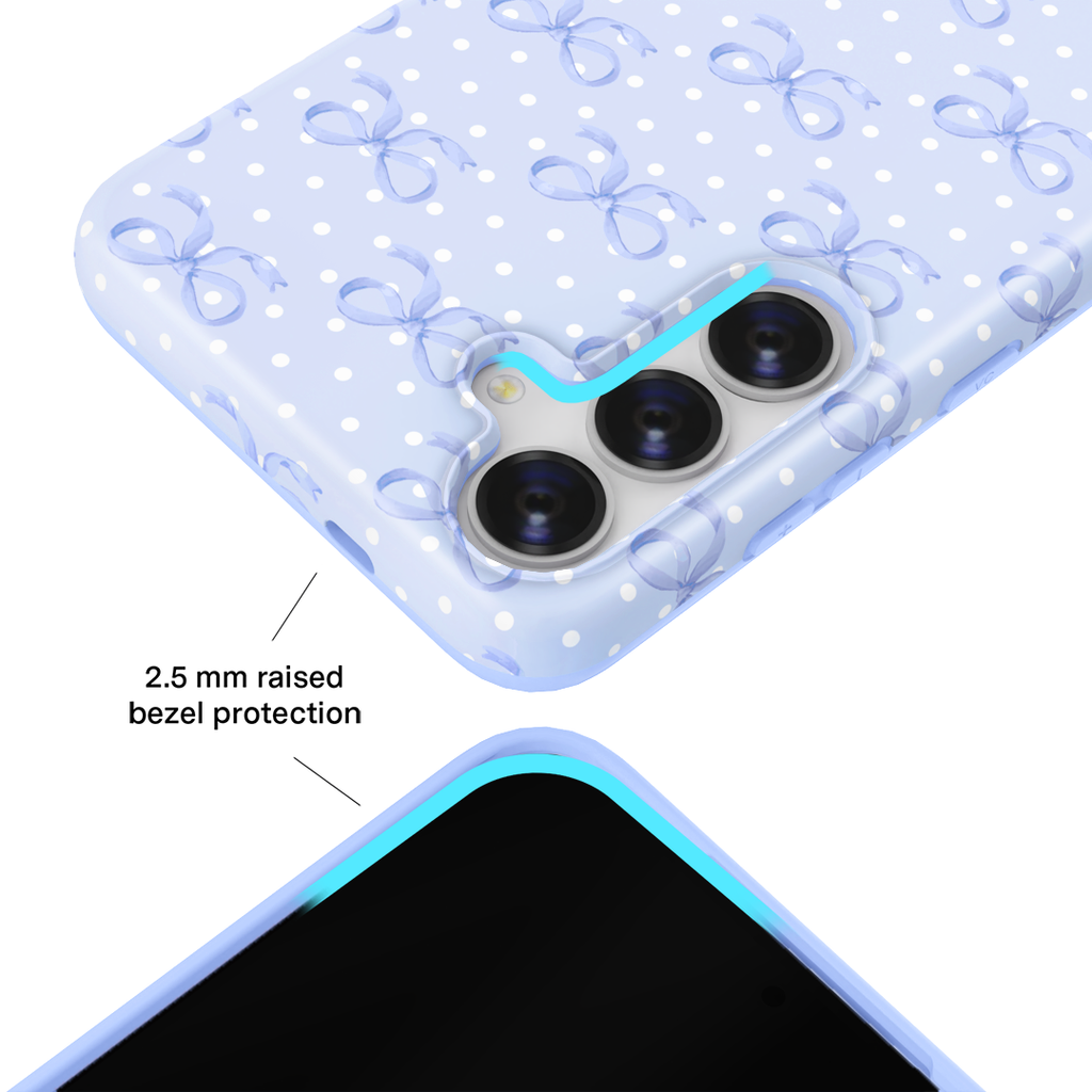 Lovely Blue Bows Samsung Case