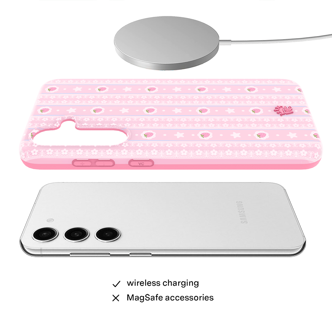 Strawberry Macaron Samsung Case