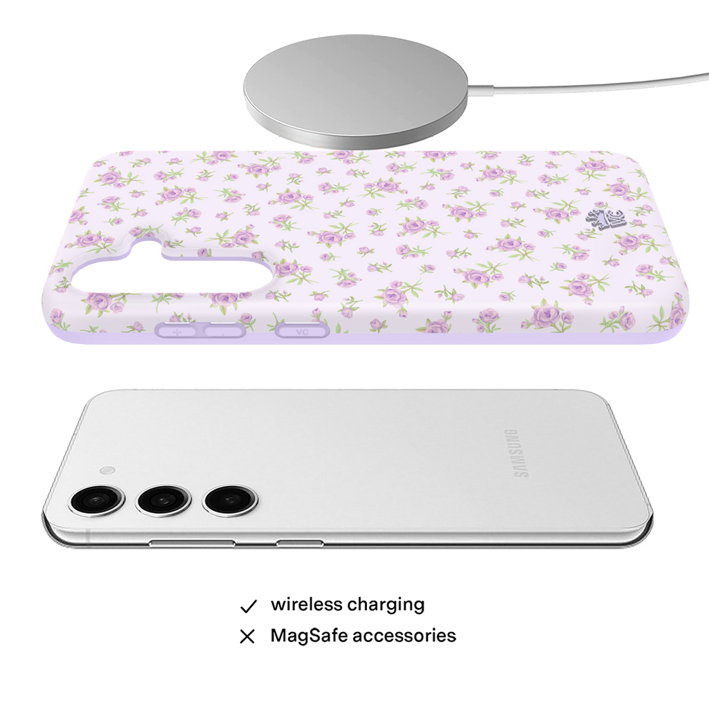 Dainty Lilac Floral Samsung Case