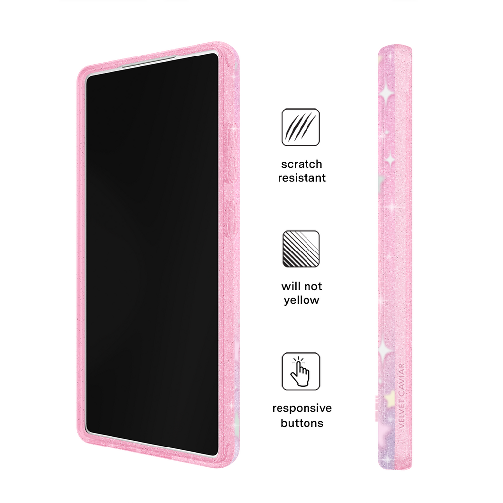 Falling Star Glitter Samsung Case