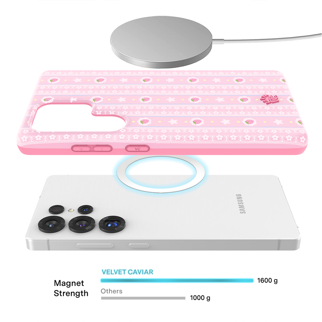 Strawberry Macaron Samsung Case