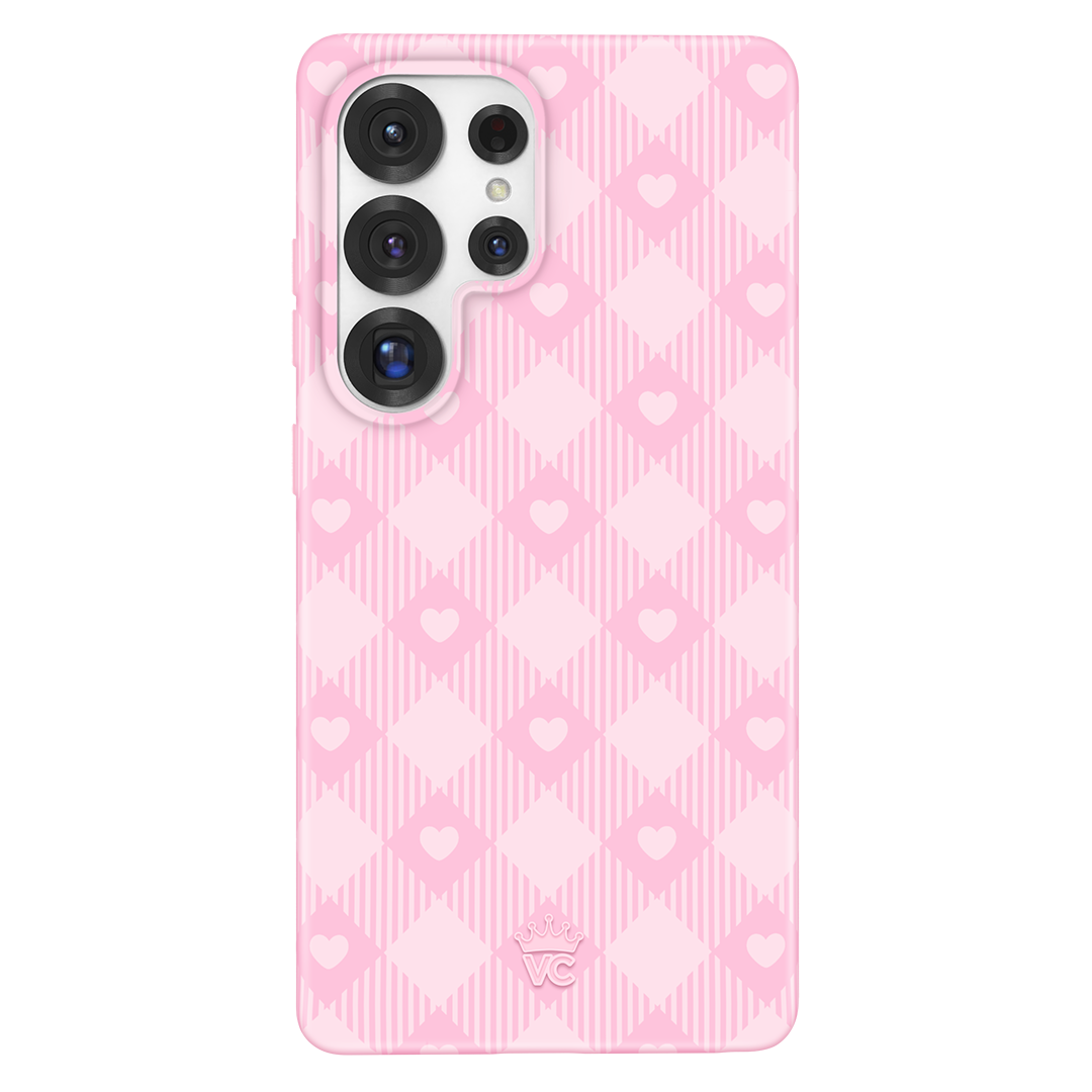 Dolly Pink Gingham Samsung Case