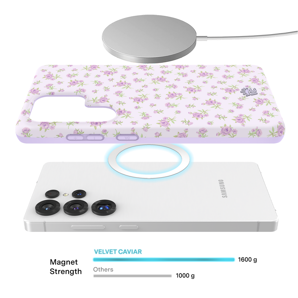 Dainty Lilac Floral Samsung Case