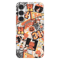 Snoopy Halloween Varsity Glitter Samsung Case