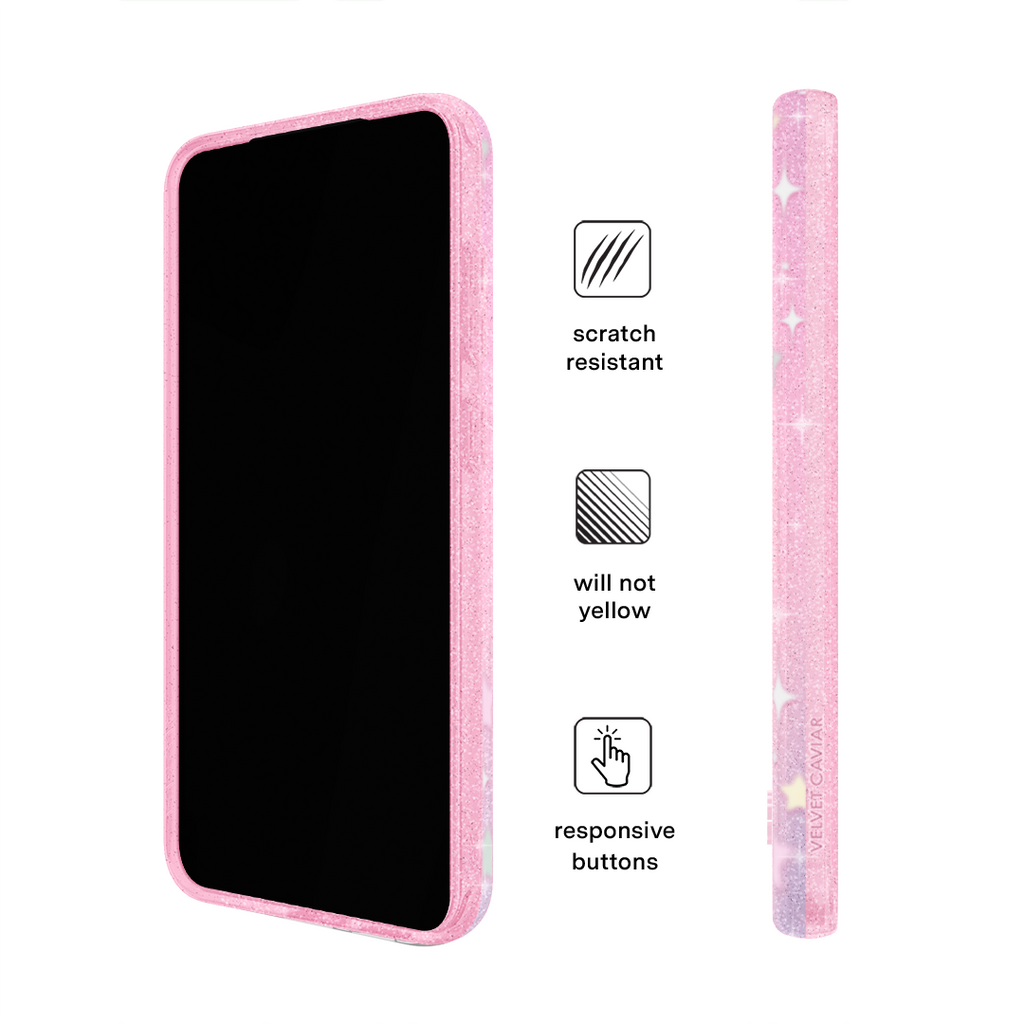 Falling Star Glitter Samsung Case