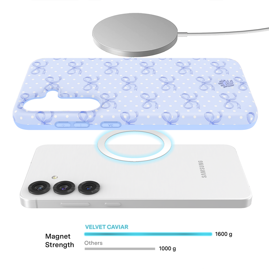 Lovely Blue Bows Samsung Case