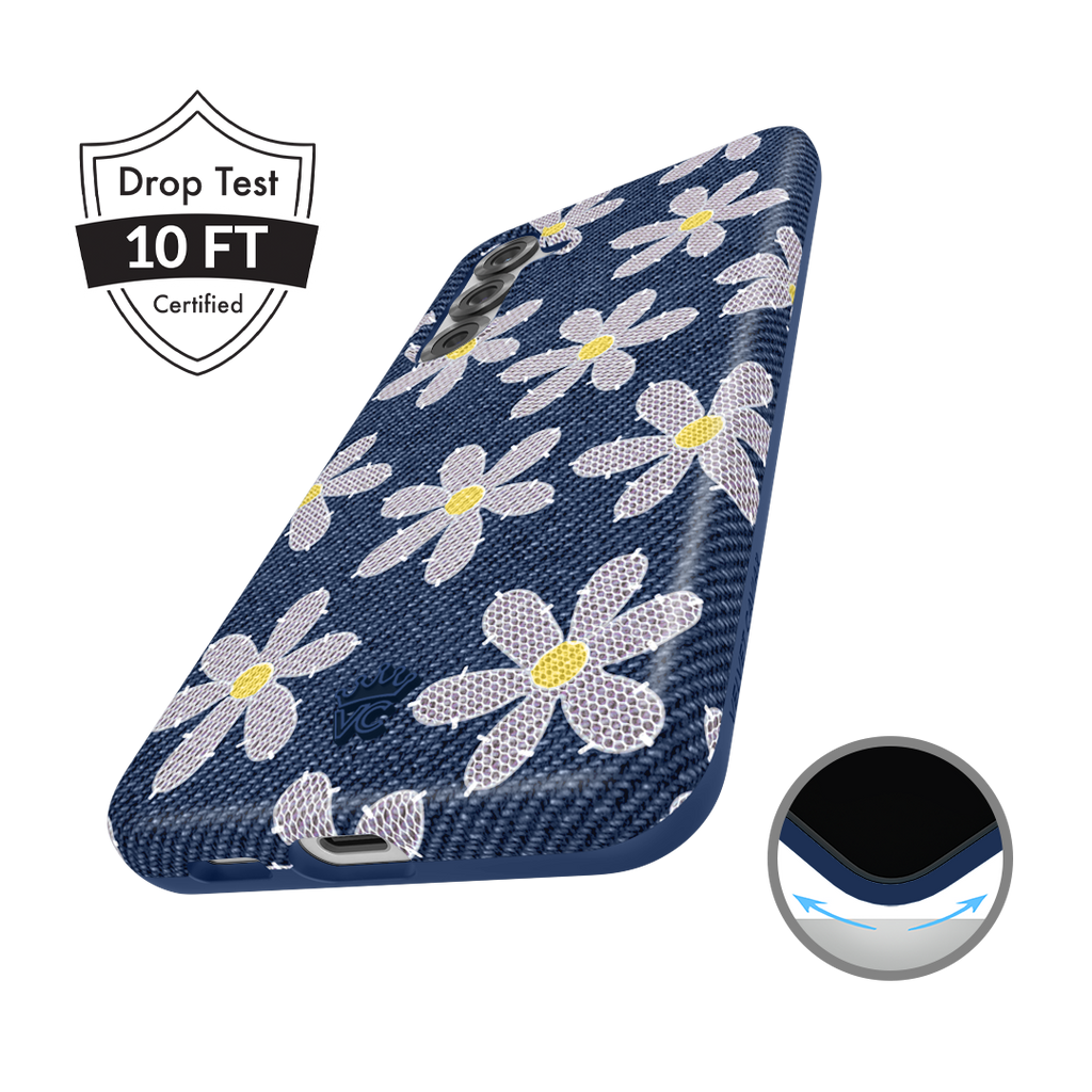 Denim Daisy Samsung Case