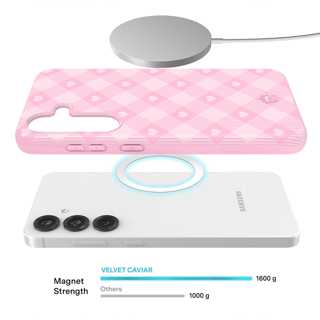 Dolly Pink Gingham Samsung Case