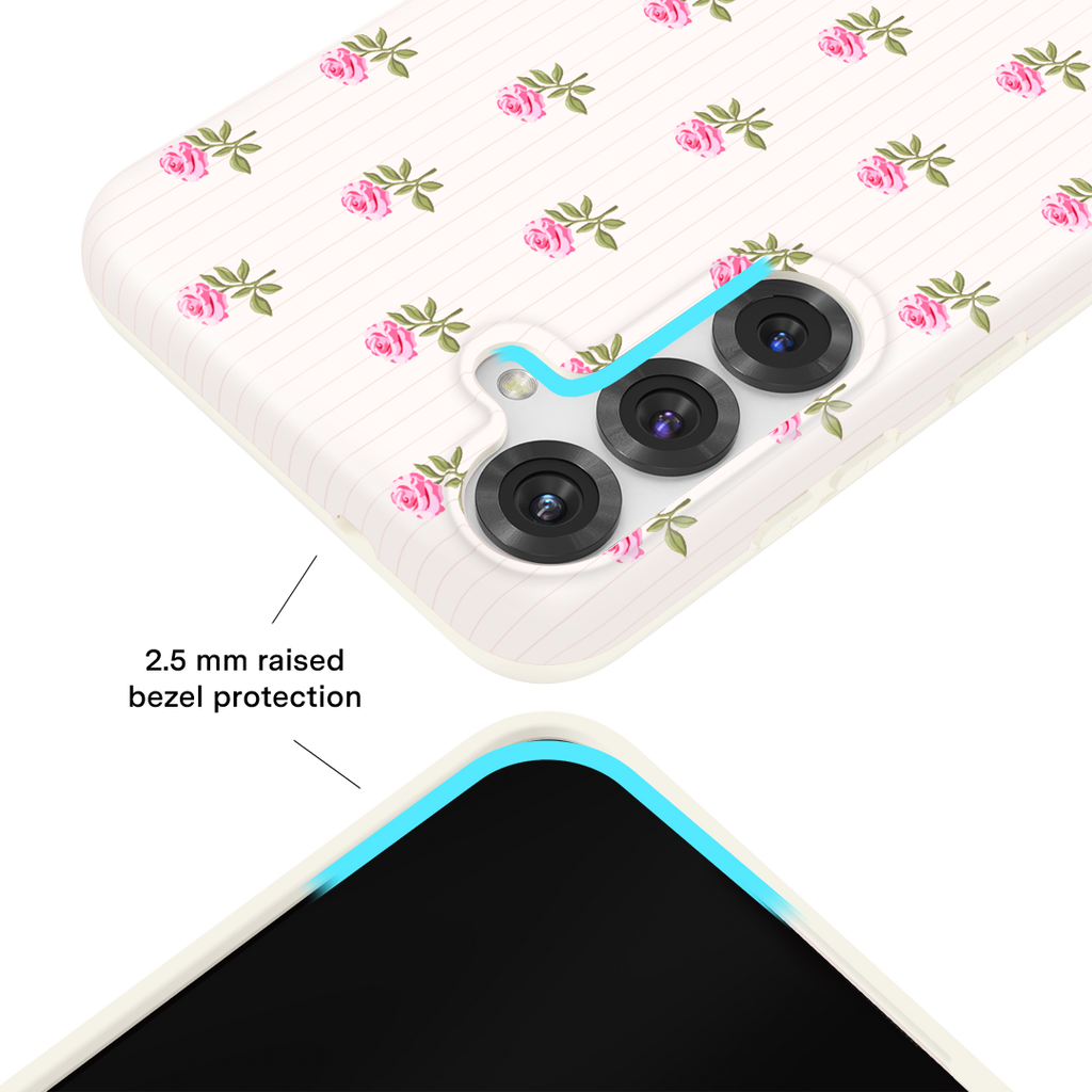 Pink Peony Floral Samsung Case