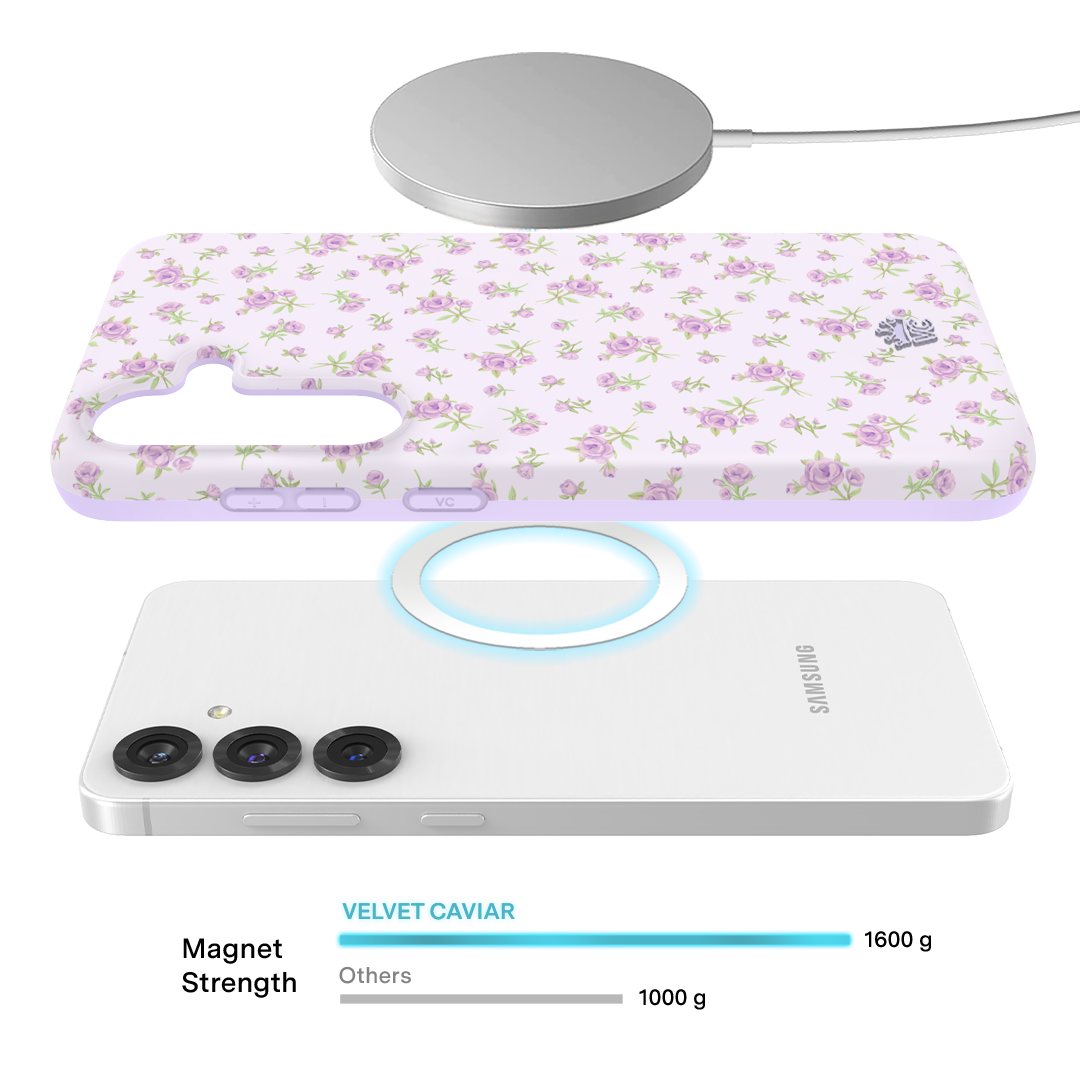 Dainty Lilac Floral Samsung Case
