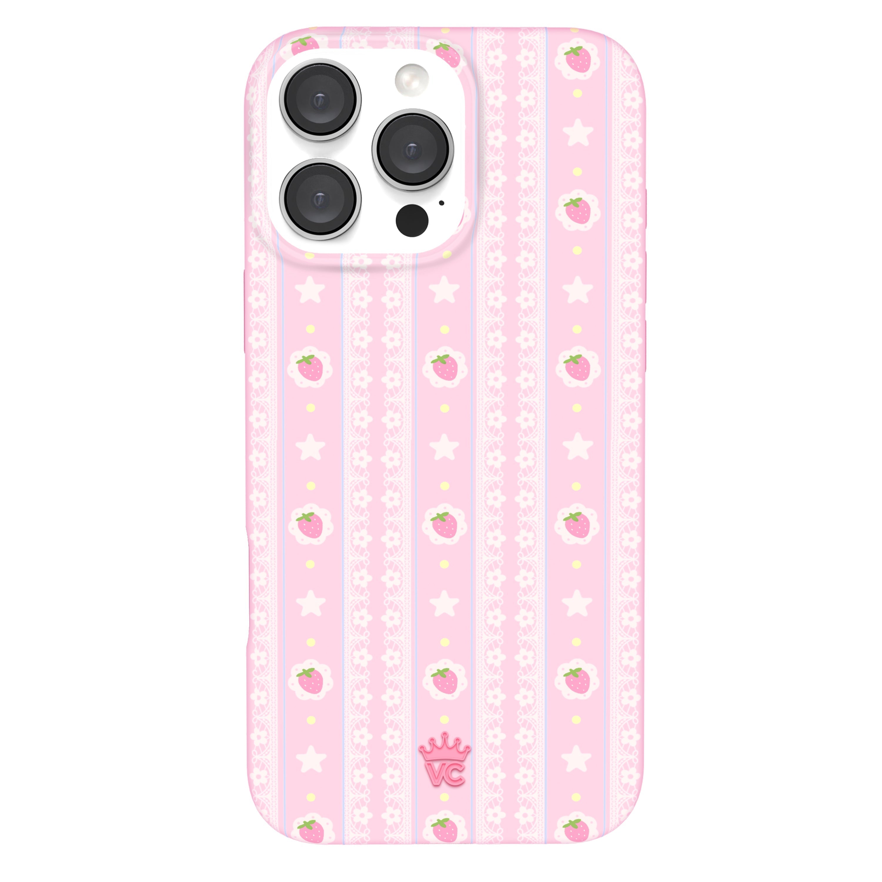 Strawberry Macaron iPhone Case