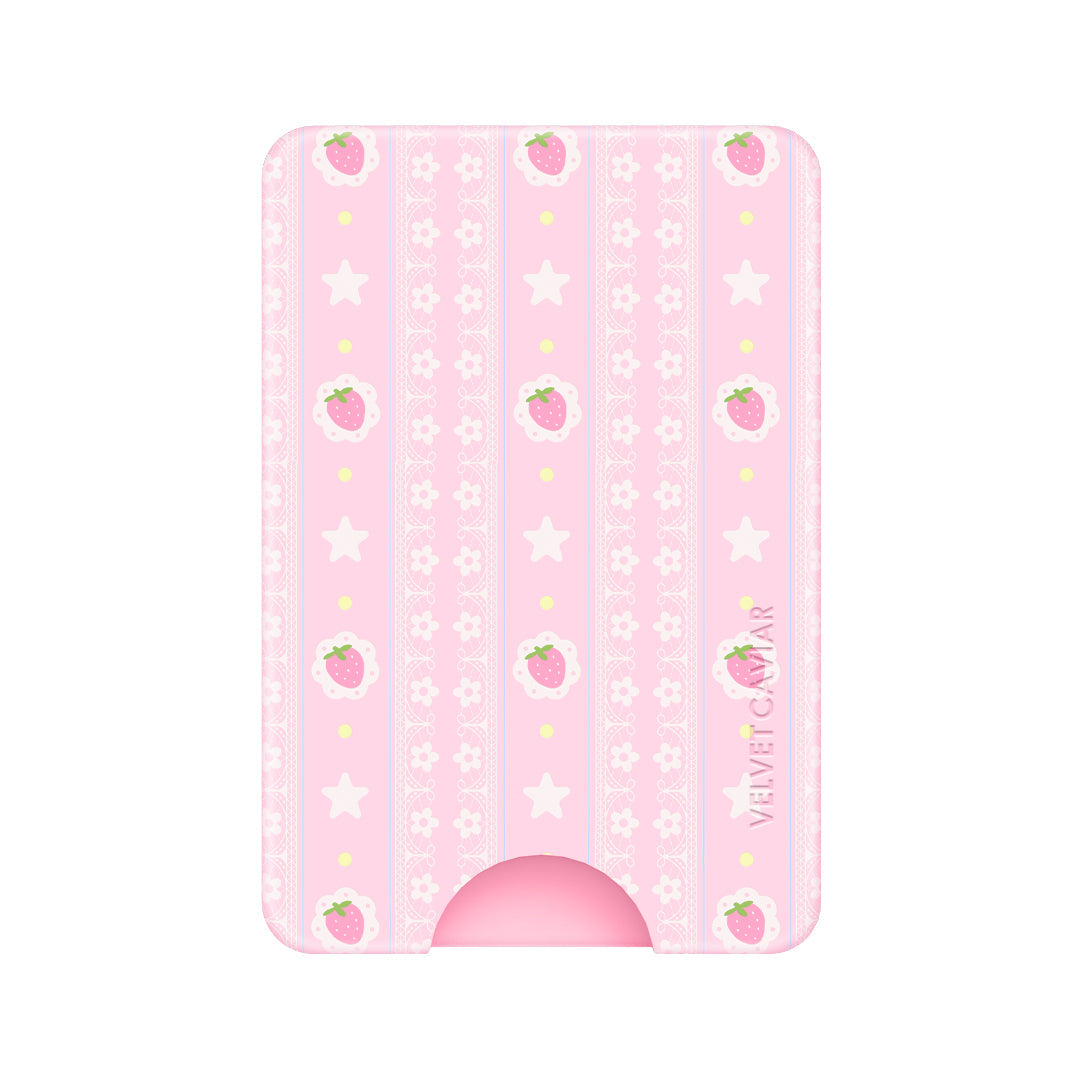 Strawberry Macaron MagSafe Wallet
