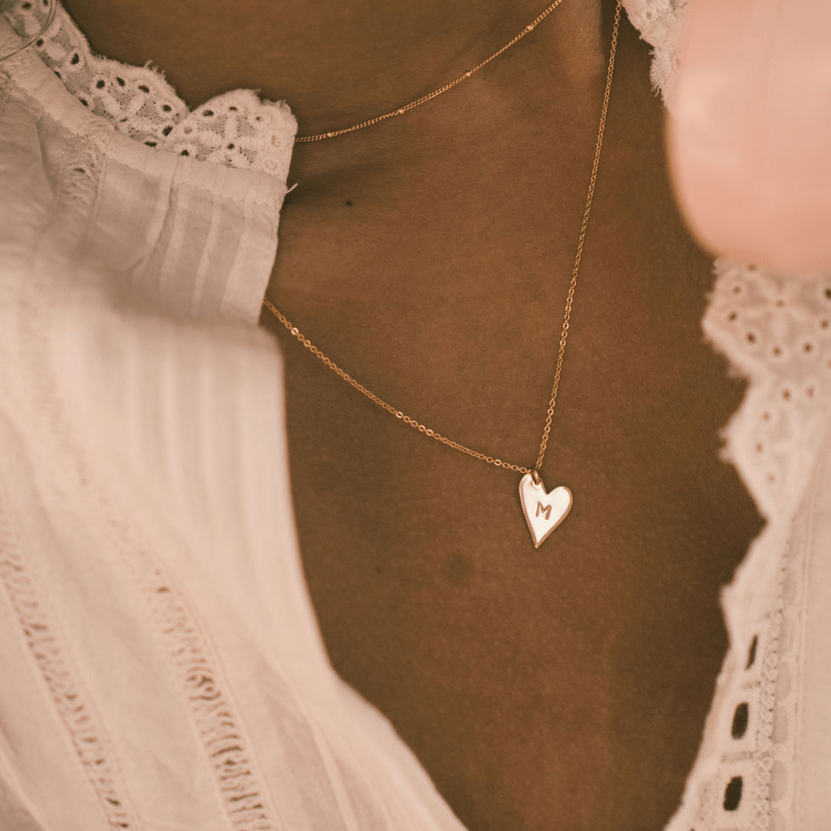 Sweetheart Initial Necklace - Image 2