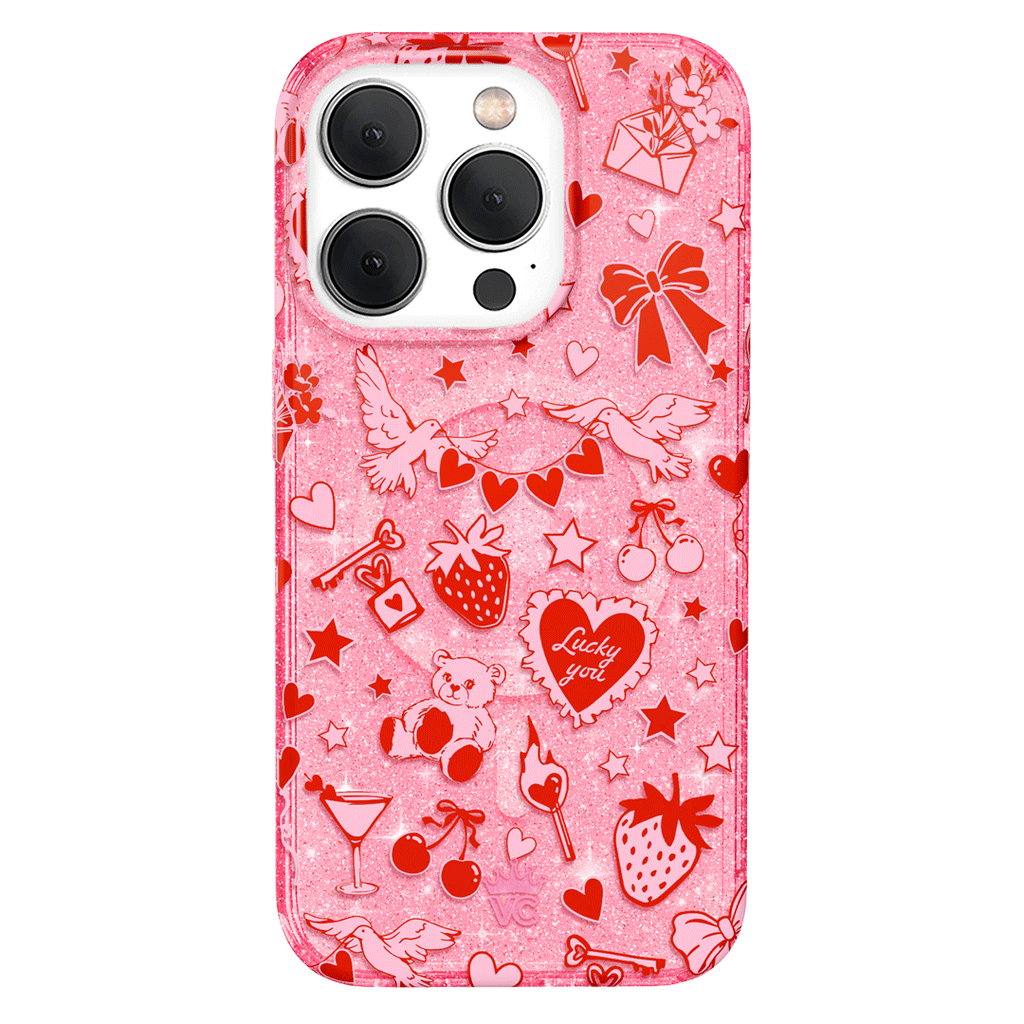 Be Mine Glitter iPhone Case