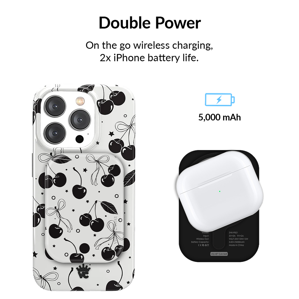 Cherry Noir MagSafe Battery Power Pack